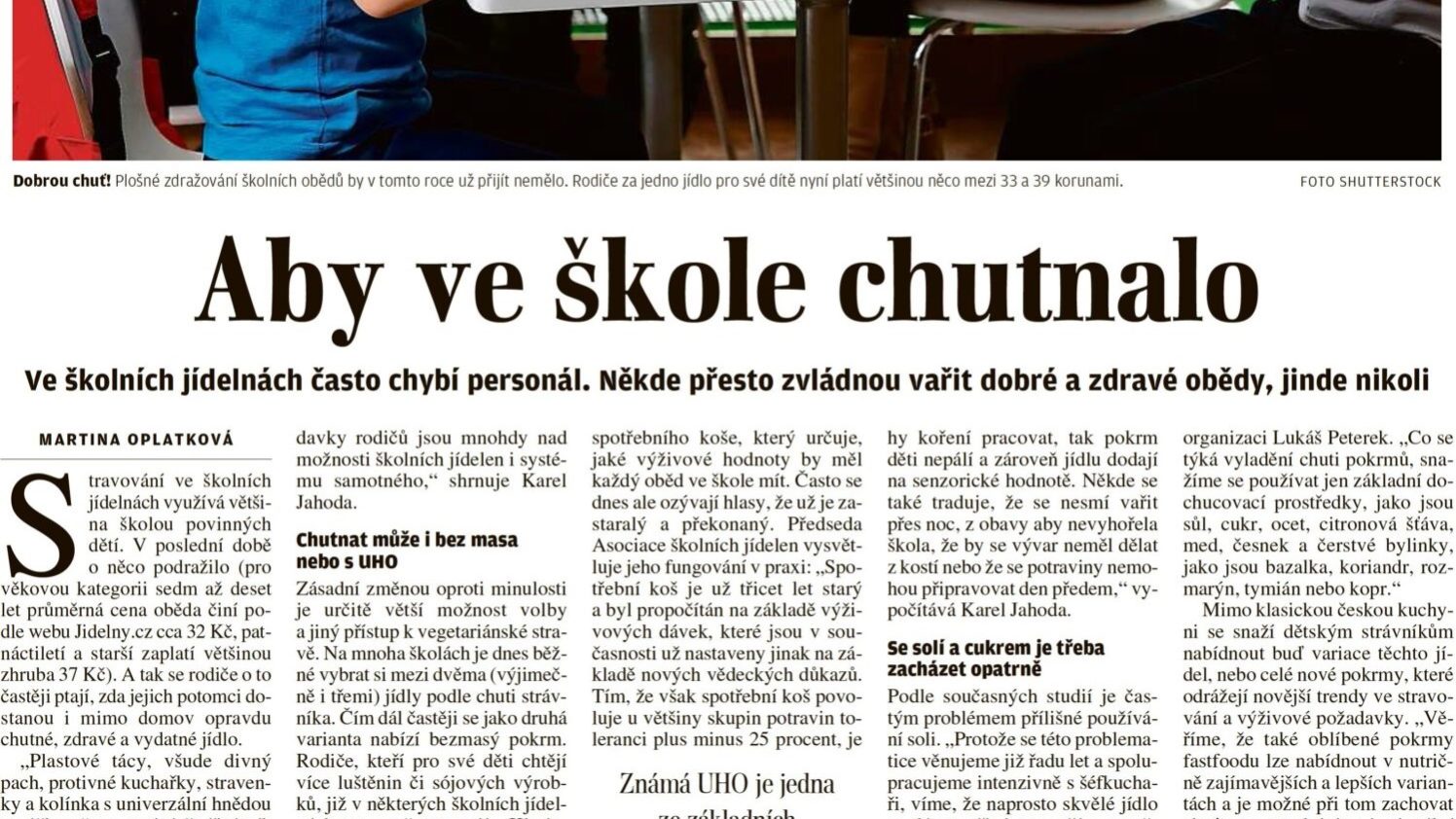 asociace školních jídelen